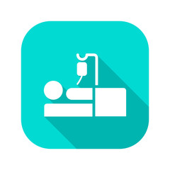 Flat Long Shadow Icon