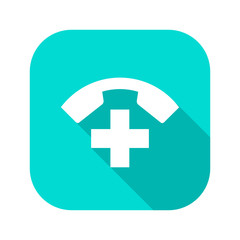 Obraz premium Flat Long Shadow Icon