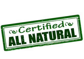 Certified all natural