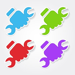 Fototapeta premium Labour Colorful Vector Icon Design