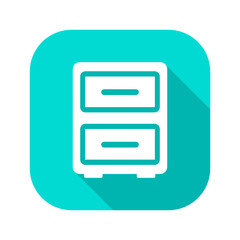 Flat Long Shadow Icon