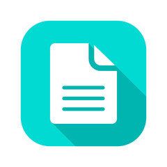 Flat Long Shadow Icon