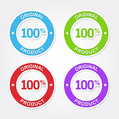 Original Product Colorful Vector Icon Design