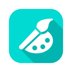 	Flat Long Shadow Icon