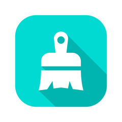 Fototapeta premium Flat Long Shadow Icon
