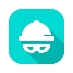Fototapeta premium Flat Long Shadow Icon