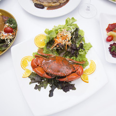 Fresh Steam red crab