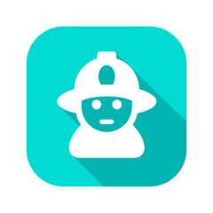 Flat Long Shadow Icon