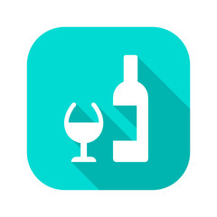 Flat Long Shadow Icon