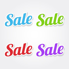 Sale Colorful Vector Icon Design