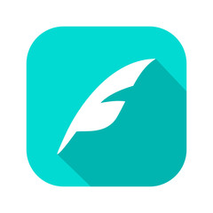 Flat Long Shadow Icon