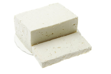 Original bulgarian cheese  into plate © Petkov