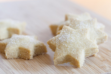 Weihnachtsplätzchen, sternförmig