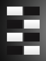 Obraz premium Business card template