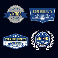 Vintage Premium Quality Labels