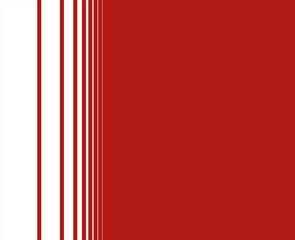 Hintergrund rot mit dicken und dünnen weißen Streifen