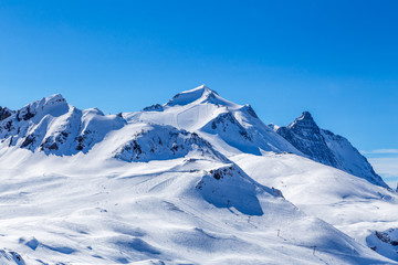 View of the mountain La Grande-Motte.