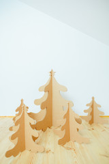 Christmas Tree Made Of Cardboard. New Year © sarymsakov.com