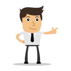 Geschäftsmann , Chef - Comic