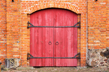 old wooden gate