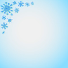 Snowflakes in the corners