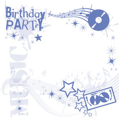 Birthday Party in Blue