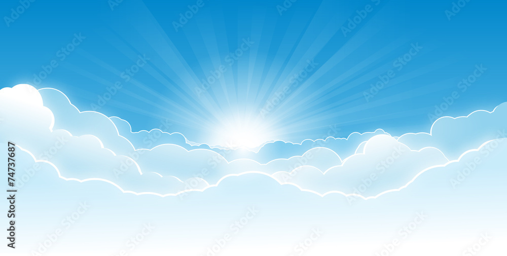 Canvas Prints sky with clouds