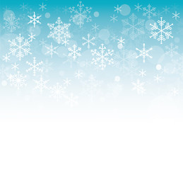 background of snowflakes
