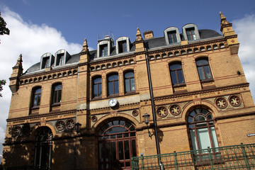 Fototapeta premium Bahnhof Schwerin