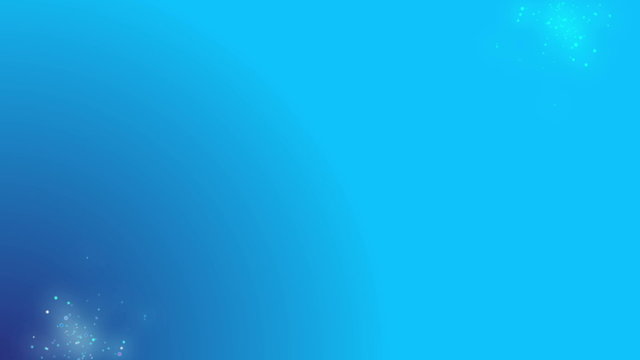 Looped Blue Calm And Soft Background With Slow Particles