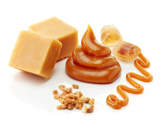 various kinds of caramel