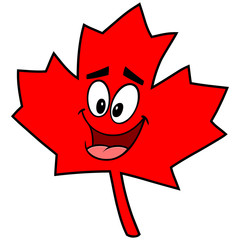 Canadian Maple Leaf Cartoon
