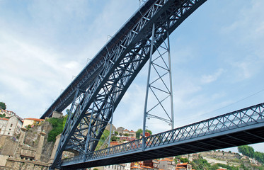 Dom Louis bridge in Porto(Portugal)