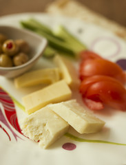 Cheese and Traditional Breakfast