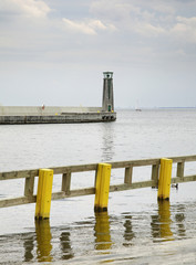 Fototapeta premium Baltic sea in Gdynia. Poland