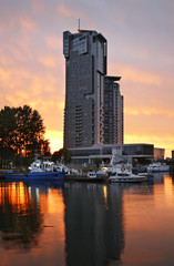 Obraz premium Embankment in Gdynia. Poland