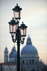 Fototapeta na wymiar Venice Italy Architecture Sunset Skyline