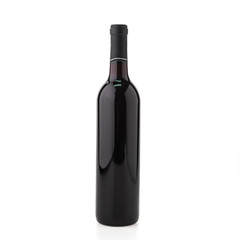 Wine bottle isolated
