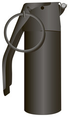 Grenade cylindrical shape