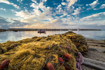 Fishing net in Sicily