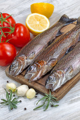 Preparing to Cook Wild Trout