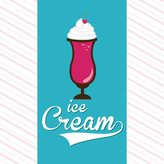 Dessert design, vector illustration.