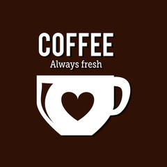 Coffee design, vector illustration.