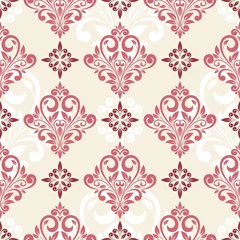 Zelfklevend Fotobehang Seamless damask pattern. © kozyrina