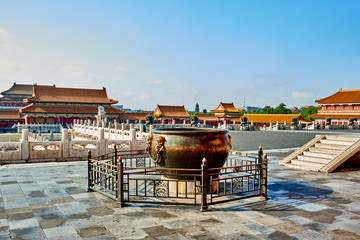 Fototapeta na wymiar Imperial Palace Forbidden City Beijing China