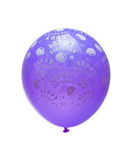 purple balloon isolated