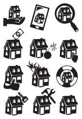 Property Icon Vector Illustration