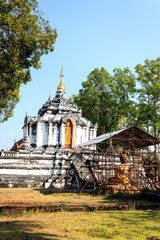 old pagoda in temple