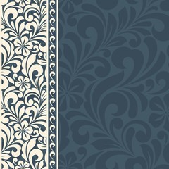 Floral greeting card.