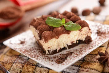 Photo sur Plexiglas Dessert Tiramisu